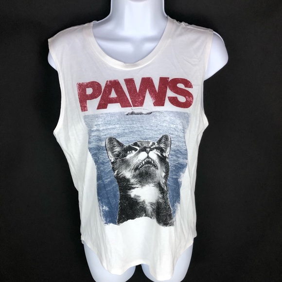riot society Tops - Riot Society Women's Paws Tank Top M NWT